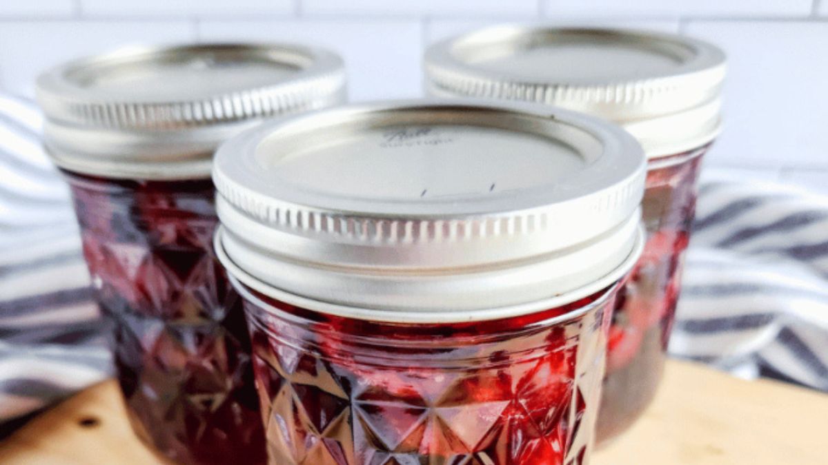 Sweet & Salty Spiced Pickled Cherries {for Canning}.