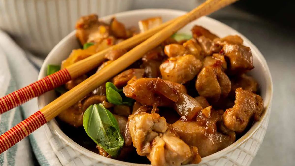 Taiwanese Three-Cup Chicken.
