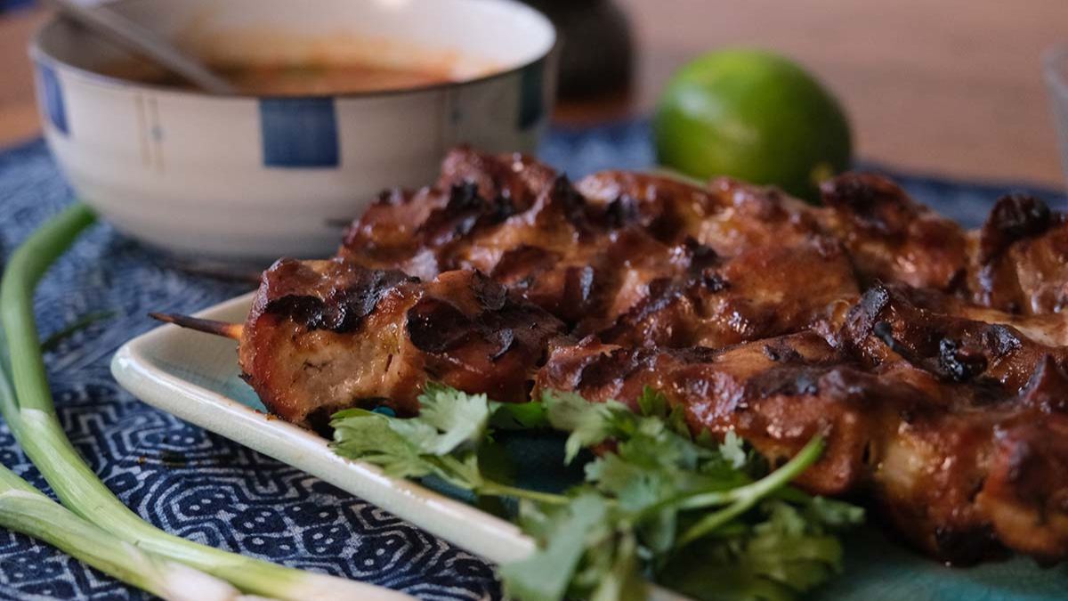 Thai BBQ Pork Recipe (Moo Ping).