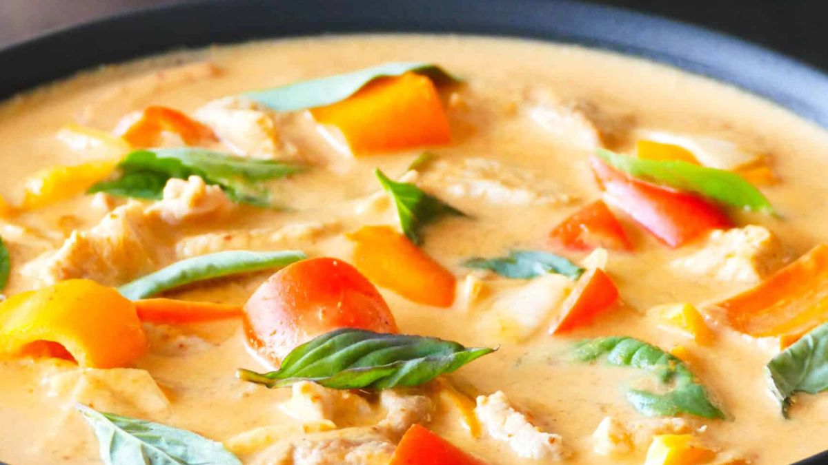 Thai Red Curry Pork.