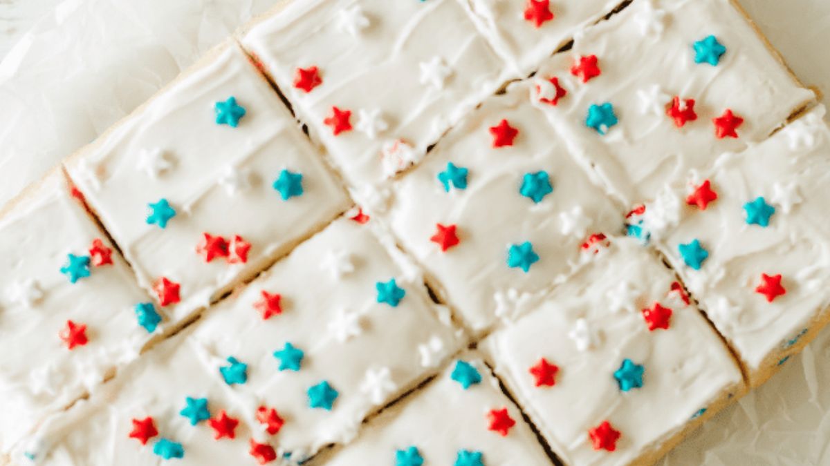 The Best Frosted Sugar Cookie Bars (Perfect for Holidays!).