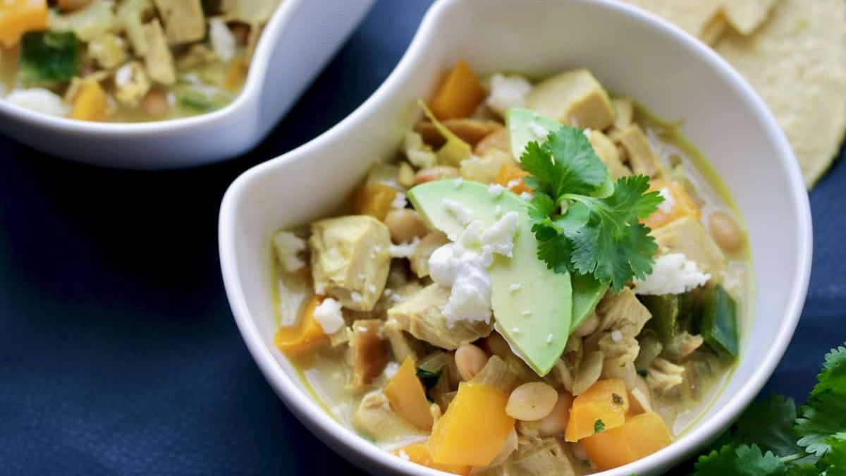 The Best White Thai Chicken Chili.