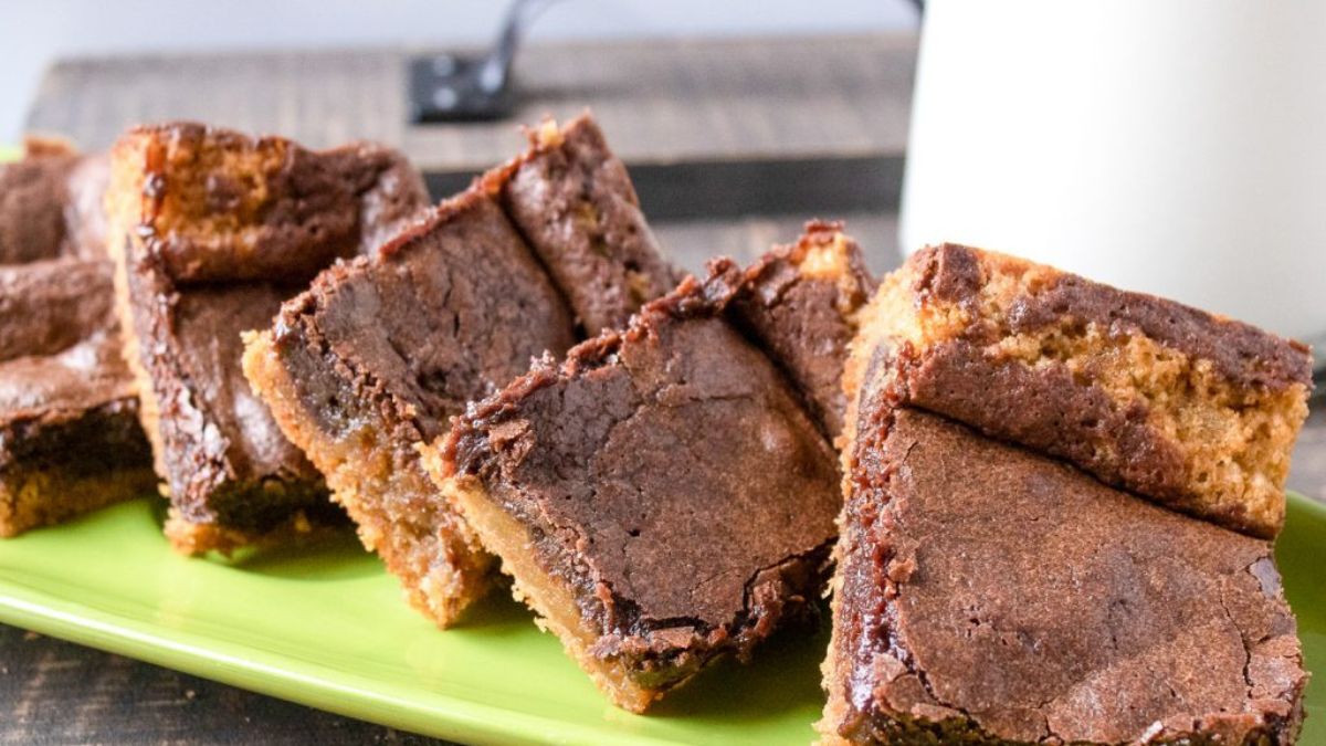 The Most Incredible Chocolate Peanut Butter Brownies.