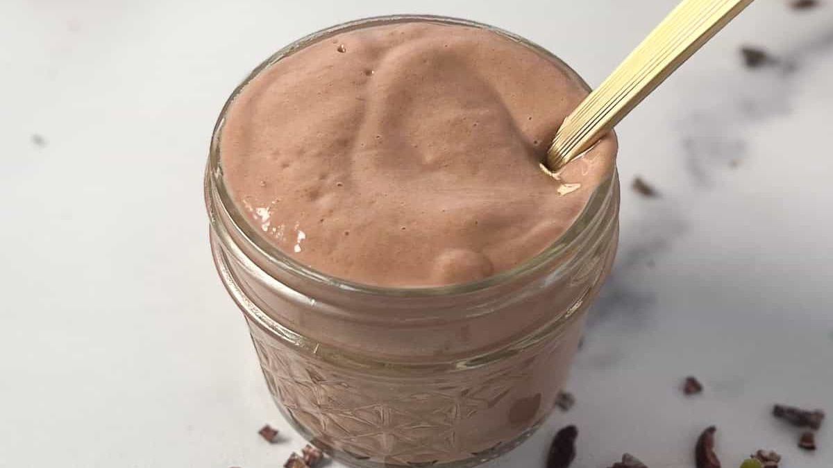 Tofu Chocolate Mousse.