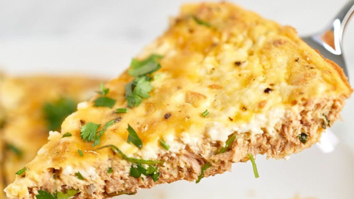 Tuna and Ricotta Frittata.