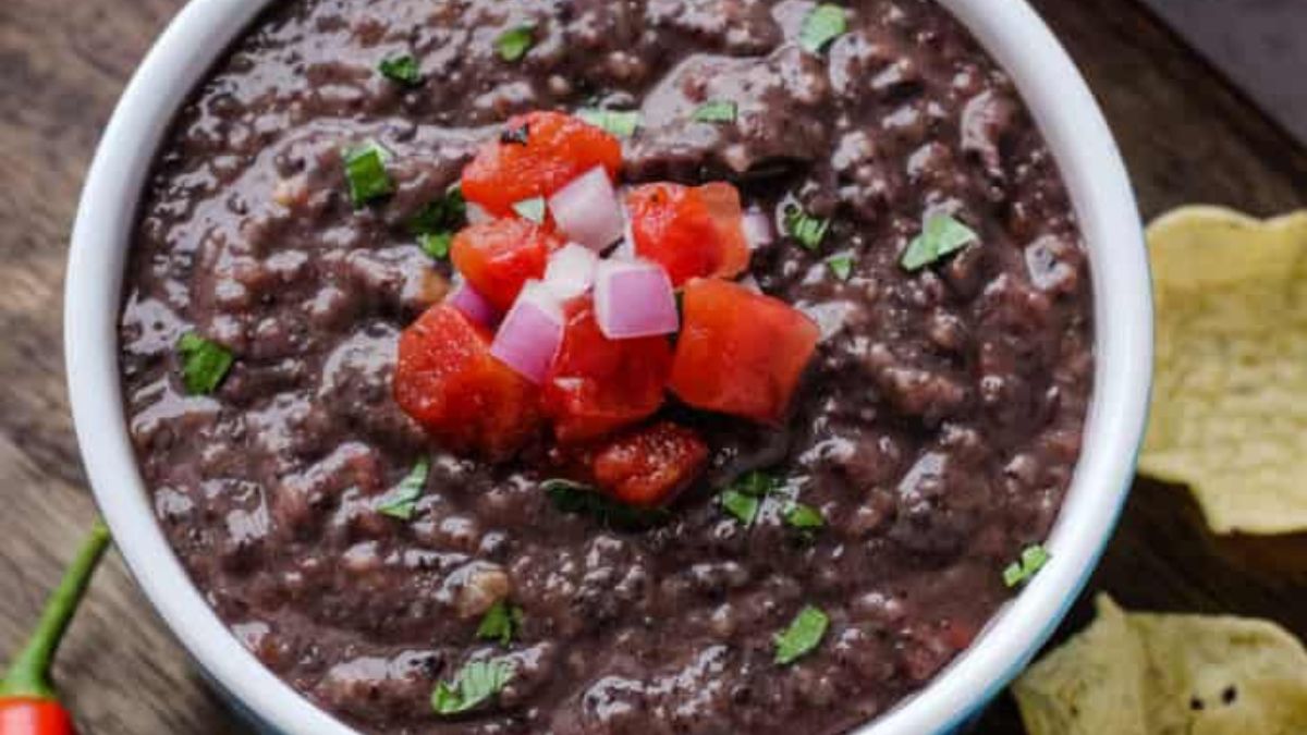 Vegan Black Bean Dip.