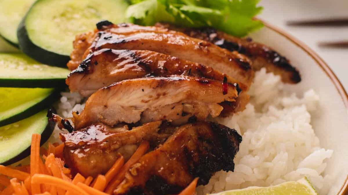 Vietnamese Lemongrass Chicken Thighs Recipe.