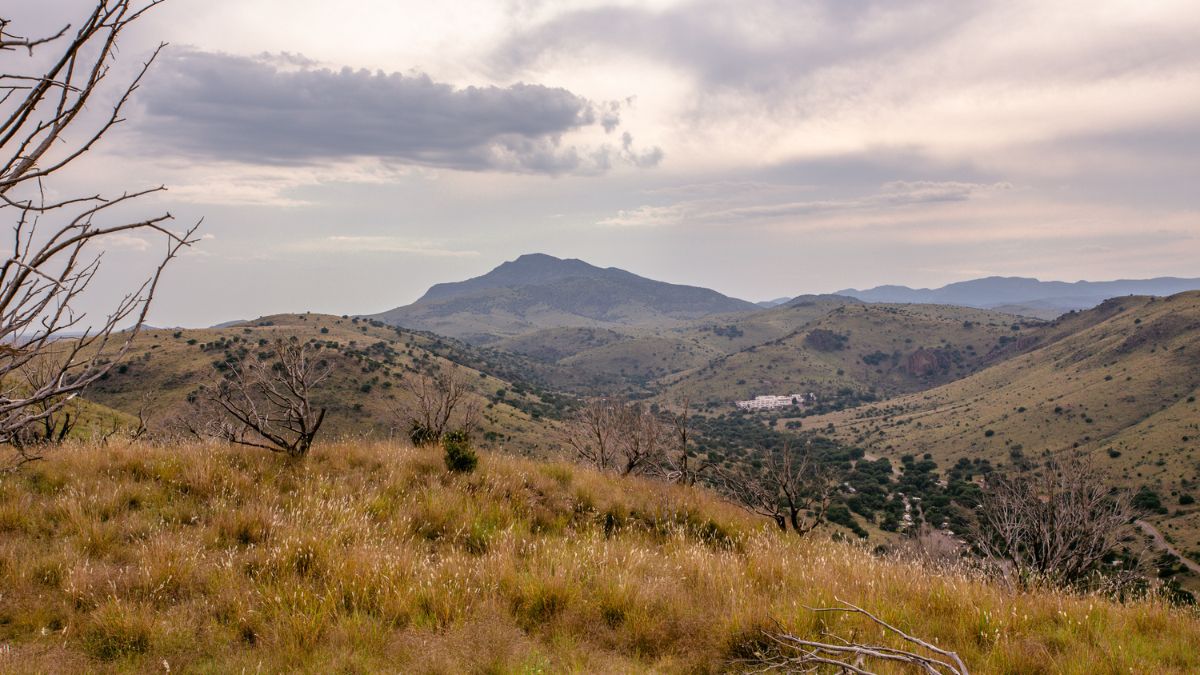 West Texas Landscape at Fort Davis Mountains.