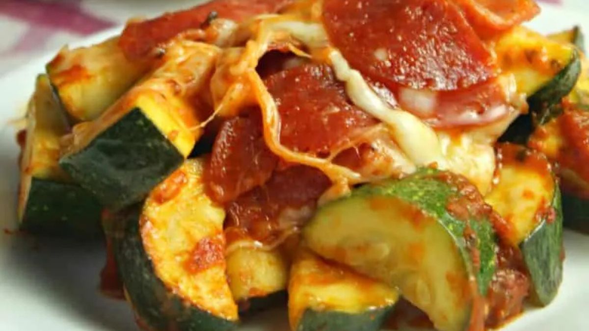 Zucchini Pizza Casserole.