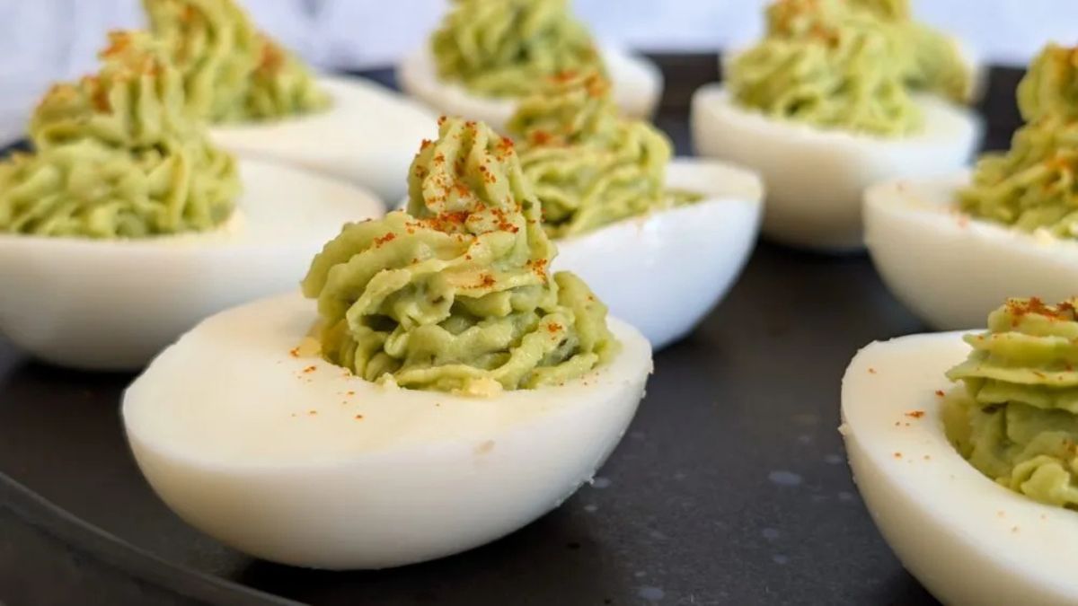 Avocado Devilled Eggs.