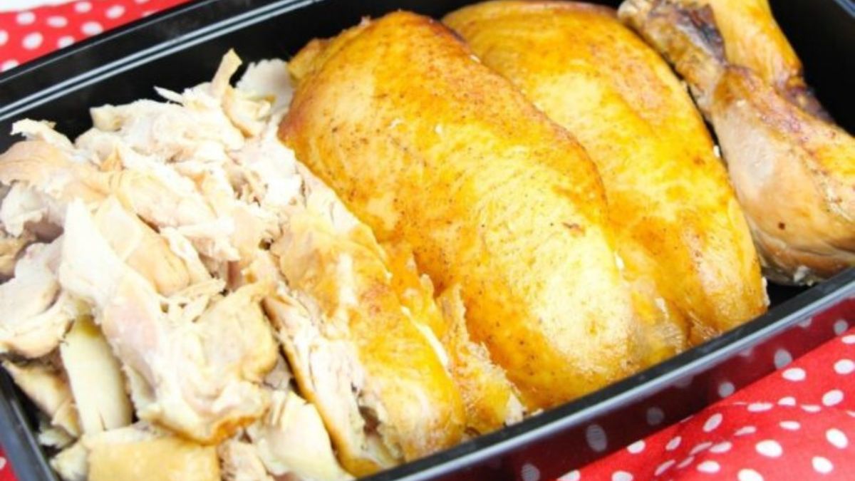 BBQ Crockpot Whole Chicken Recipe.