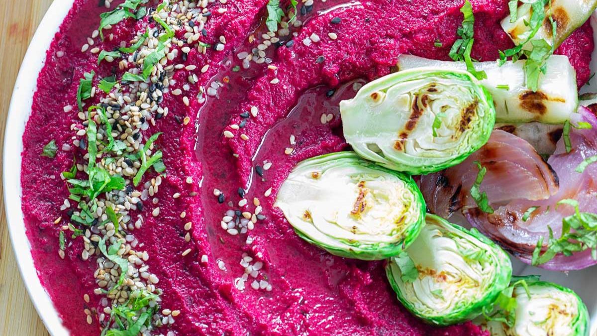 Beetroot Hummus.