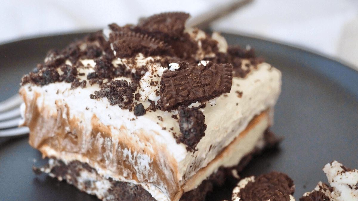 Best No Bake Oreo Pudding Dessert Recipe (No Cool Whip).