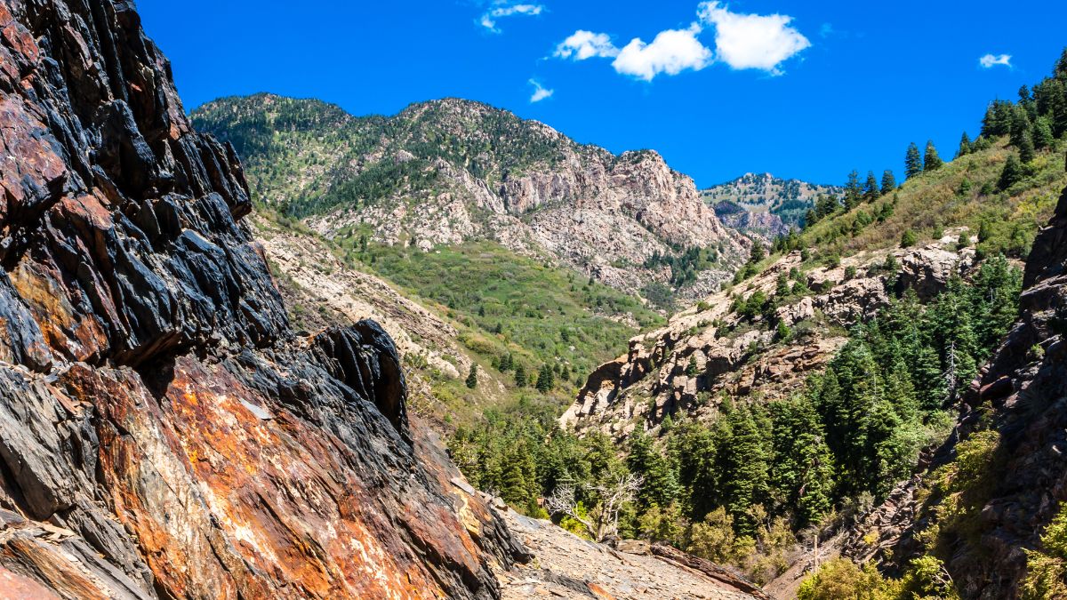 Big Cottonwood Canyon, Wasatch Mountains, Utah (United States).