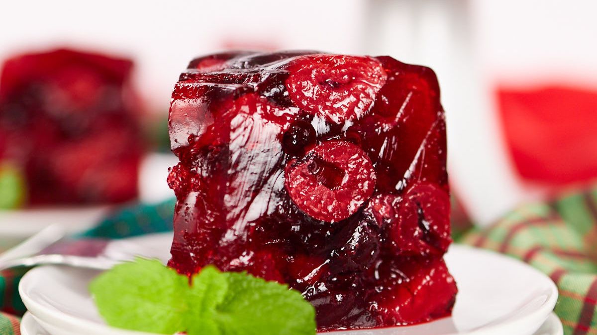 Black Cherry Jello Mold.
