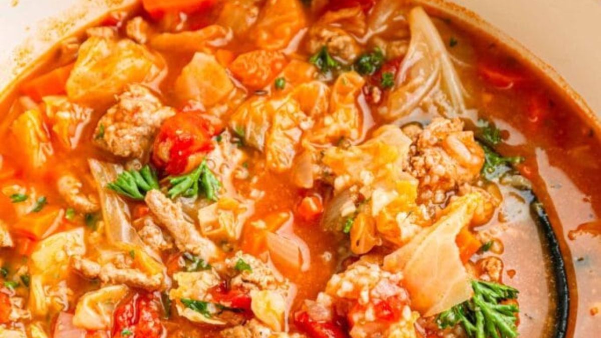 Cabbage Roll Soup Recipe.