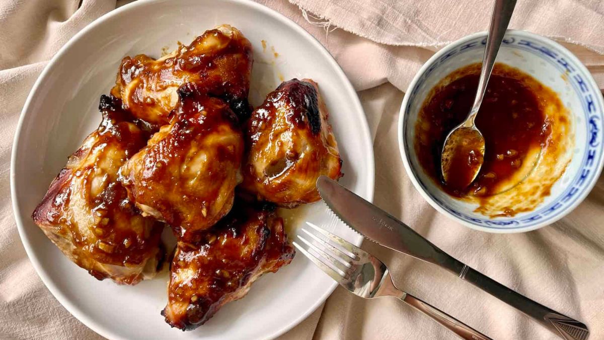 Char Siu Chicken Thighs.