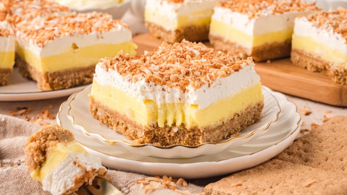 Coconut Cream Bars.