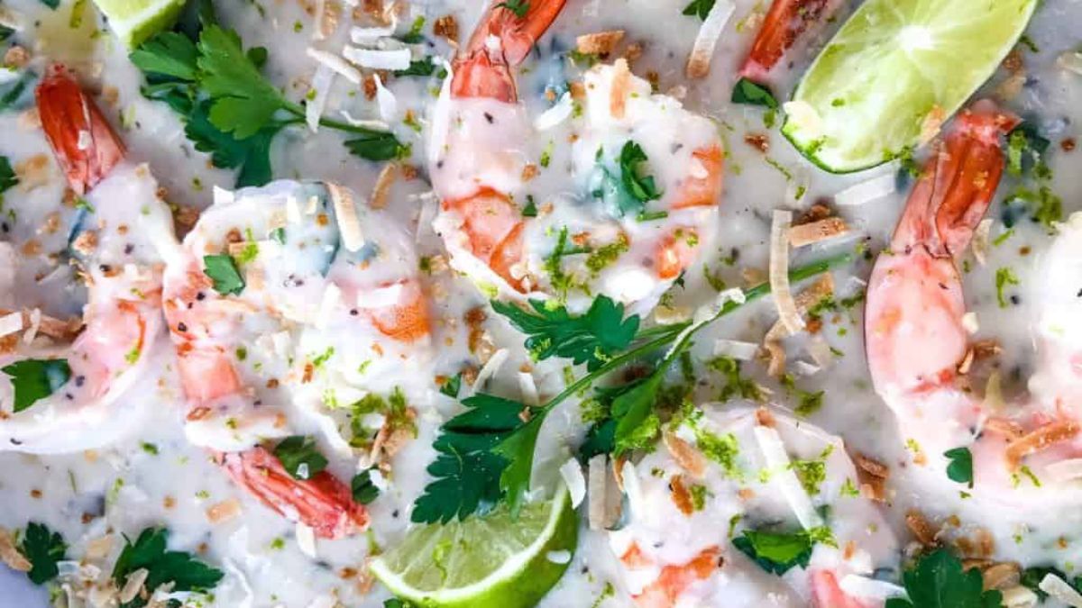 Coconut Lime Shrimp.