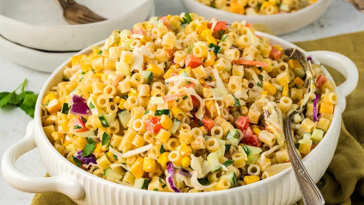 Coleslaw Pasta Salad.