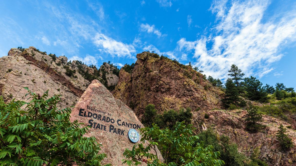 Colorado Mountains. Eldorado Canyon State Park near Boulder,