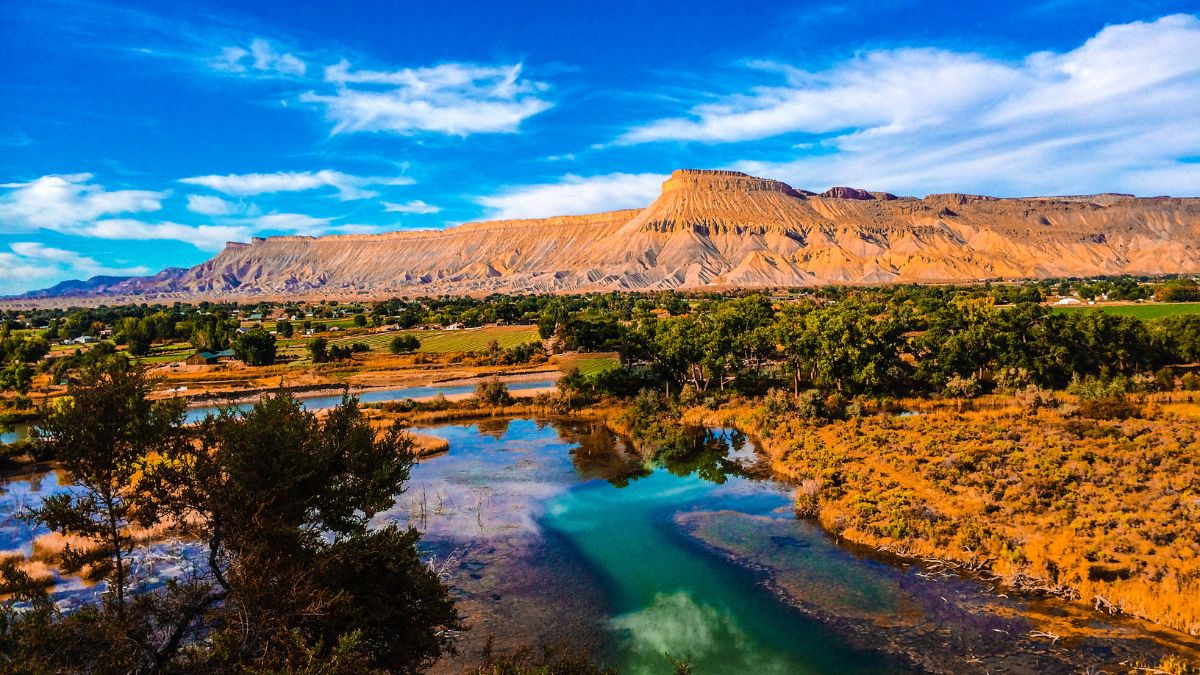 Colorado River at Grand Mesa.