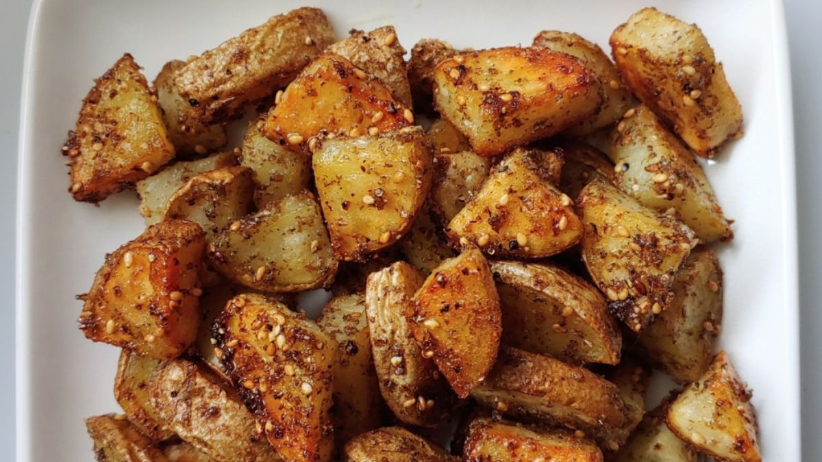 Crispy Za’atar Roasted Potatoes.