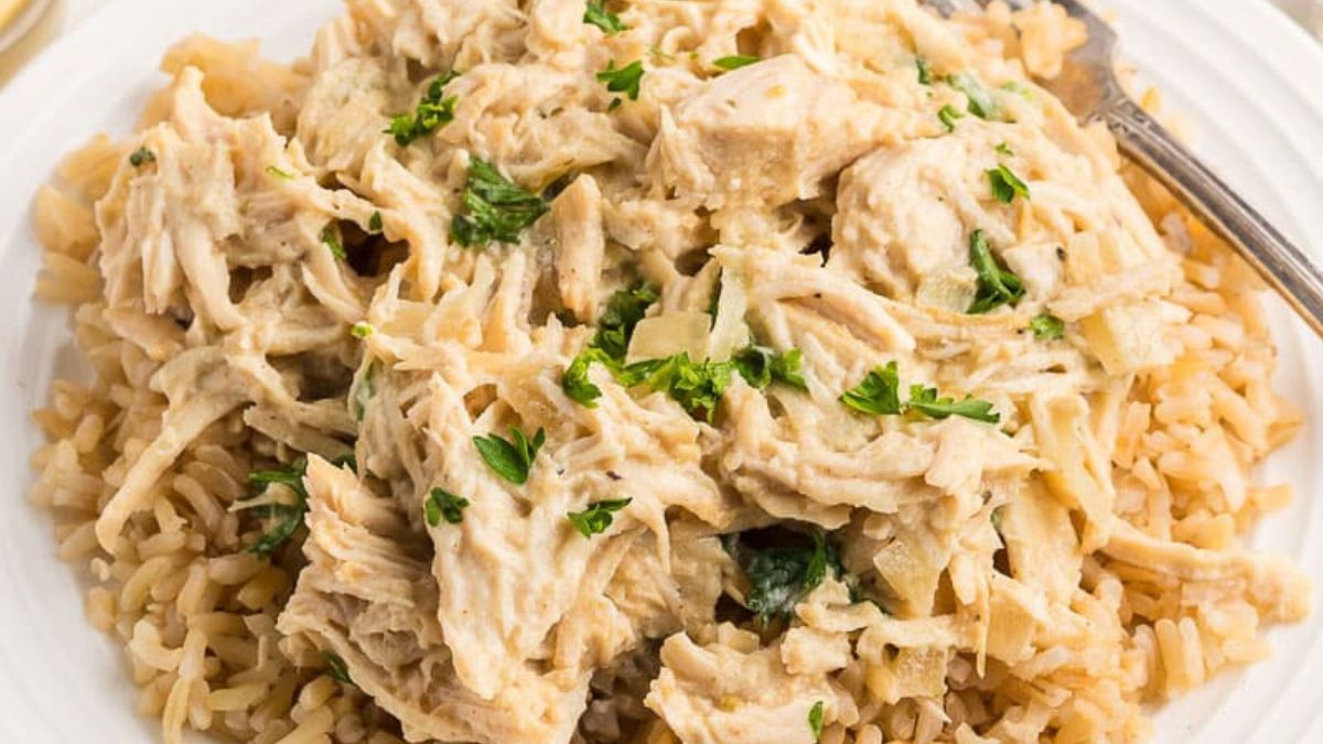 Crockpot Honey Mustard Chicken.