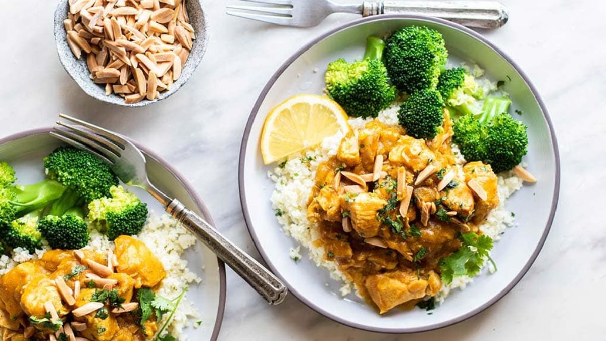 Crockpot Moroccan Pumpkin Chicken.