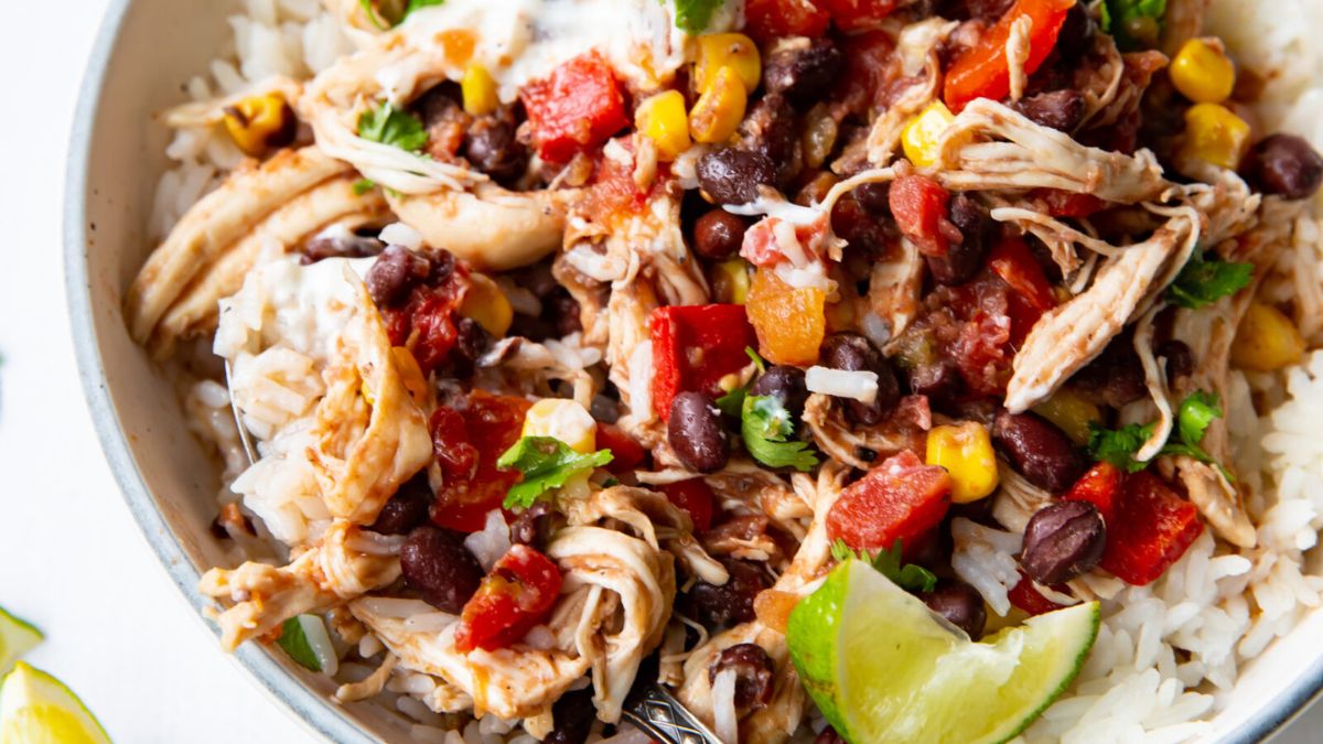 Crockpot Southwest Chicken.