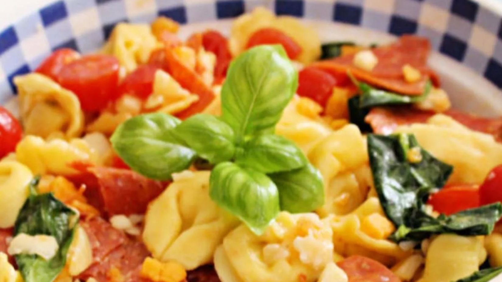 Crowd-Pleasing Tuscan Tortellini Salad in a Flash.