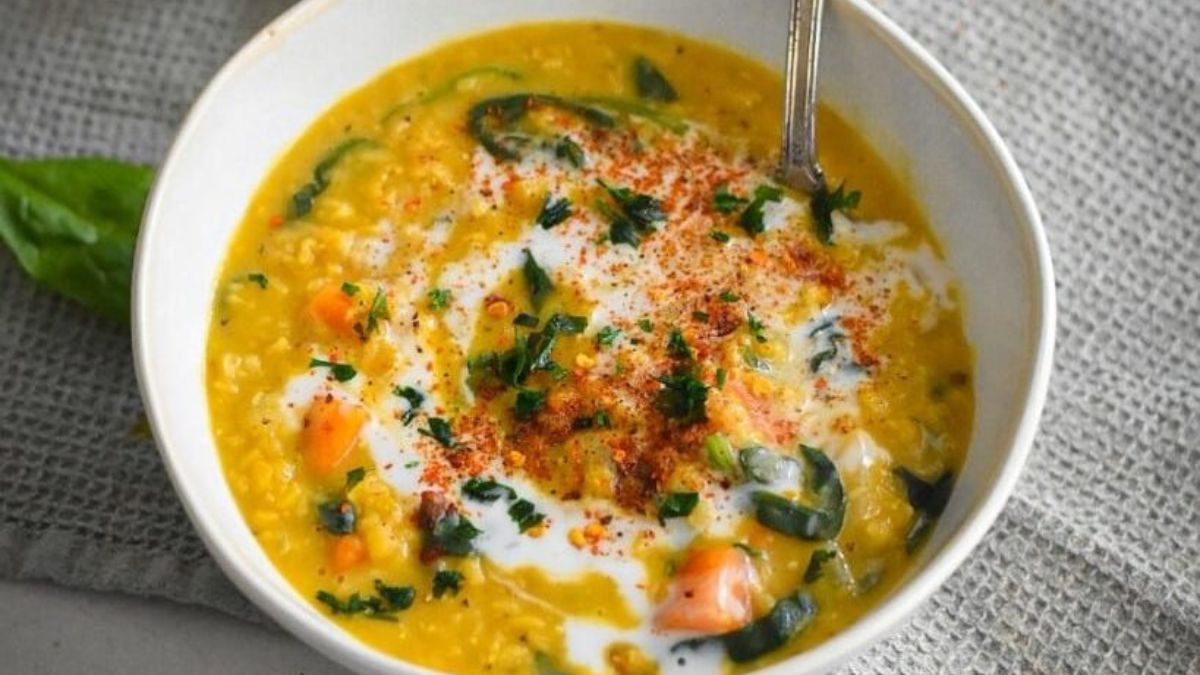 Curried Sweet Potato & Lentil Stew.