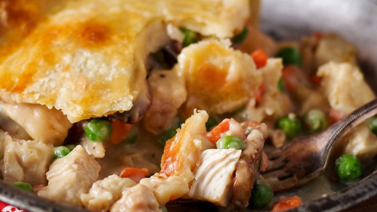 Double Crust Chicken Pot Pie.