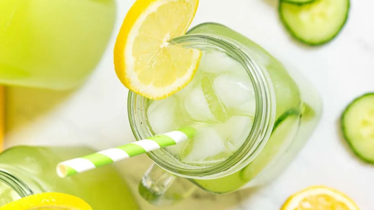 Easy Cucumber Lemonade.