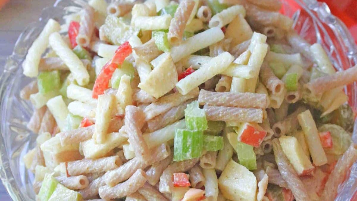 Easy Dairy-Free Macaroni Salad.