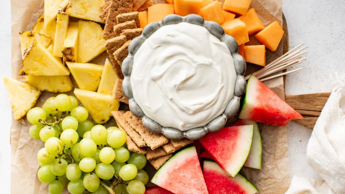 Easy Fruit Dip Recipe.