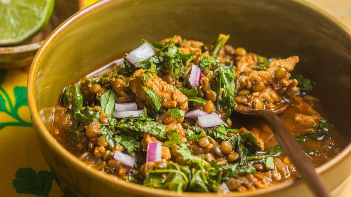 Easy Turkey Lentil Soup Recipe.