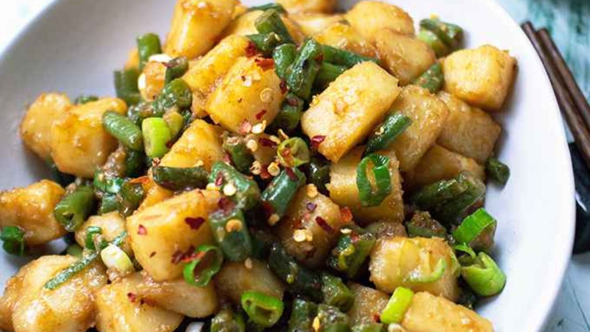 Green Beans and Potatoes (Asian-style).