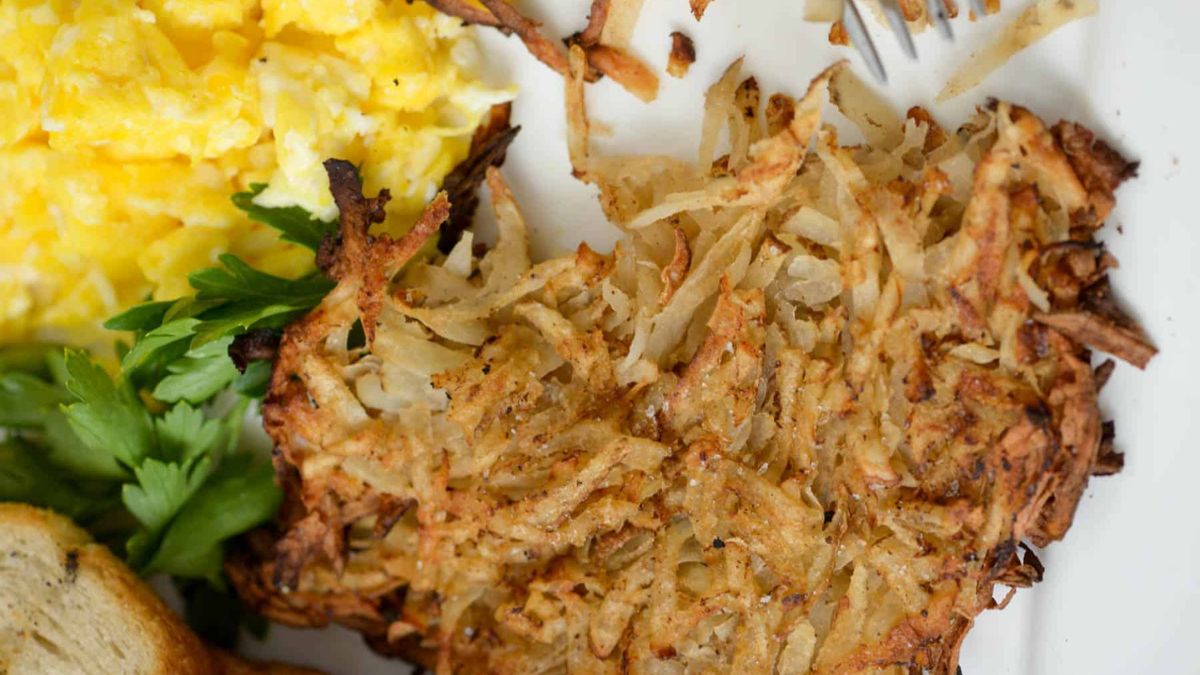 Grilled Hash Browns.