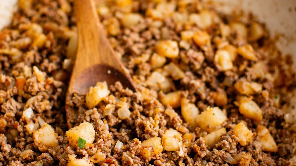 Ground Beef and Potatoes.
