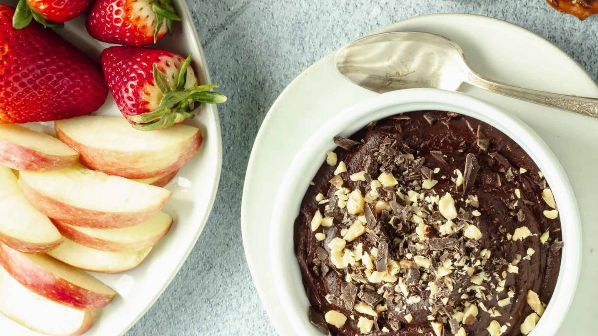 Homemade Chocolate Hummus.