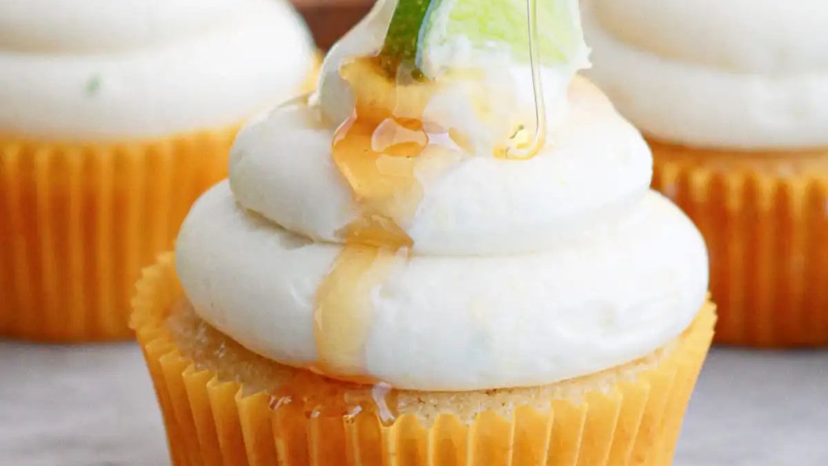 Honey Lime Cupcakes.