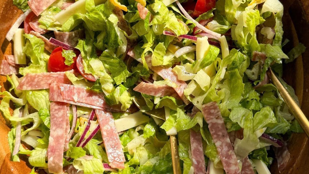 Italian Grinder Salad (Chopped Sub Salad).