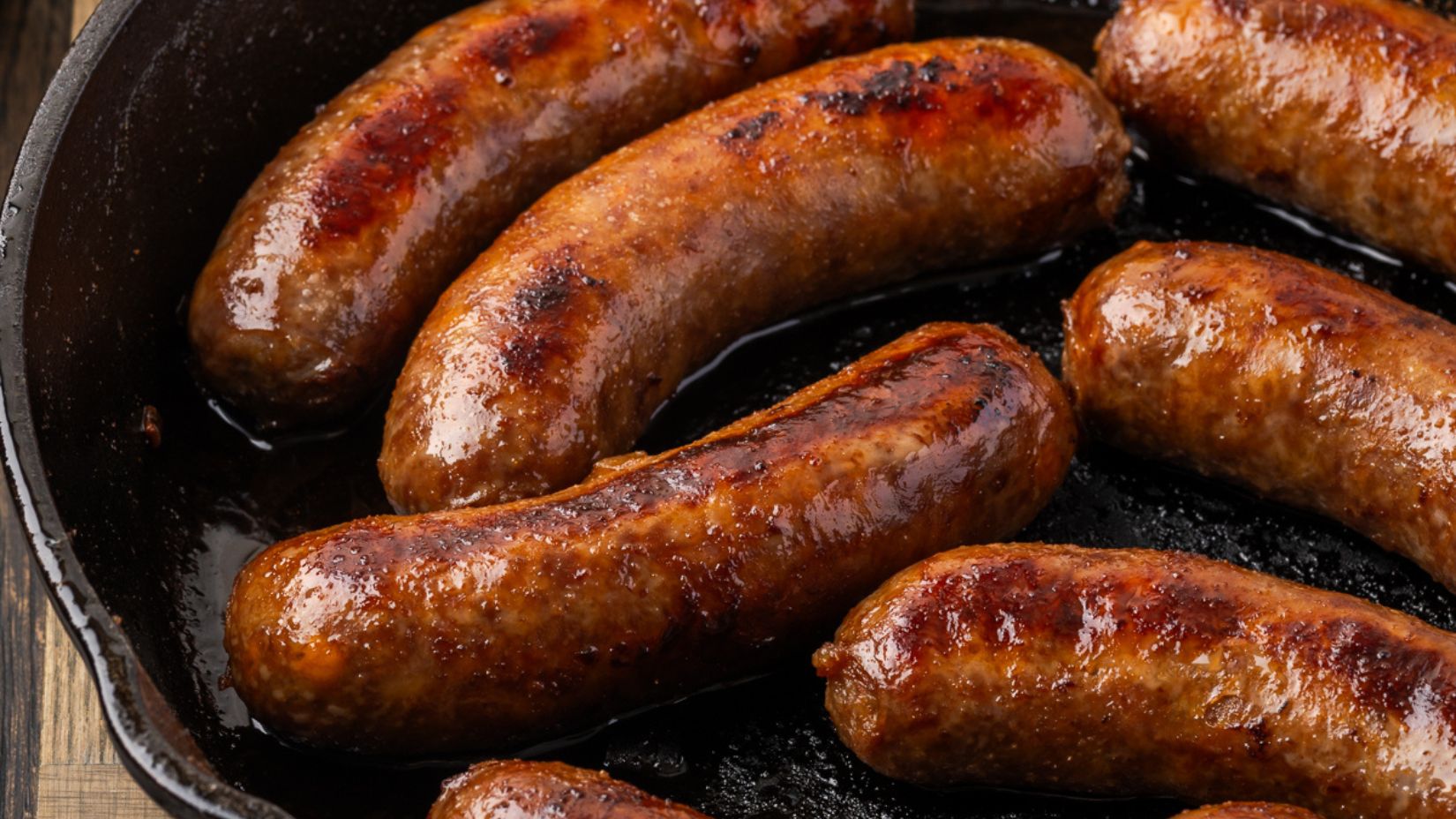 Juicy Cast Iron Beer Brats.