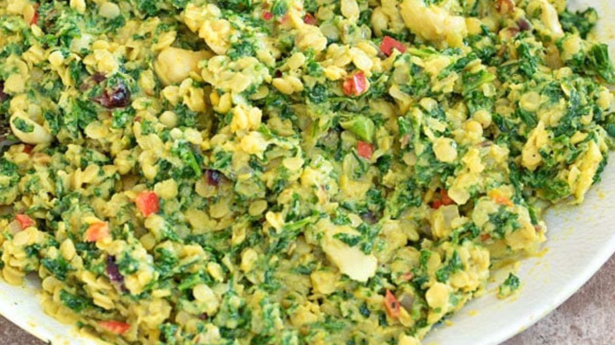 Kale Curried Red Lentils.