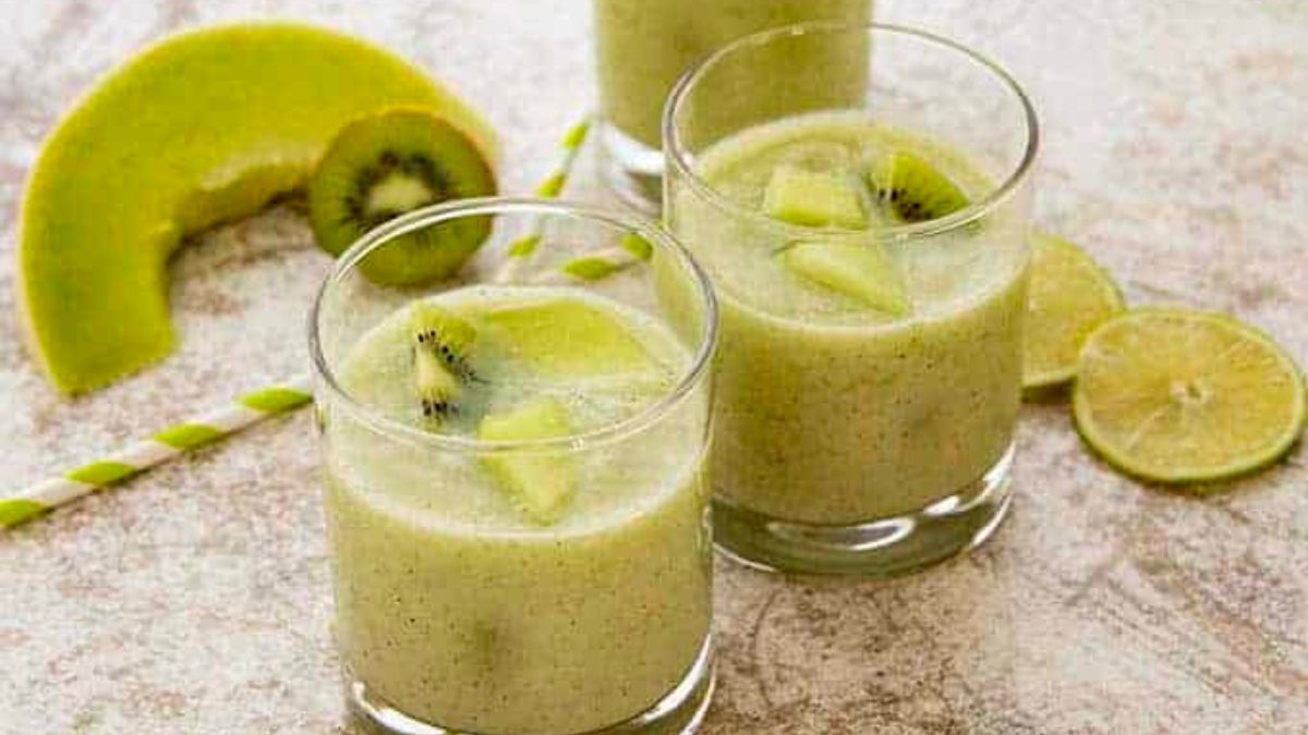 Kiwi Melon Smoothie.