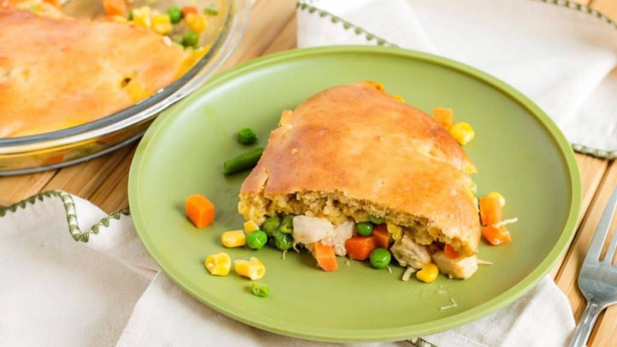 Leftover Turkey Pot Pie Recipe with Cream of Chicken Soup.