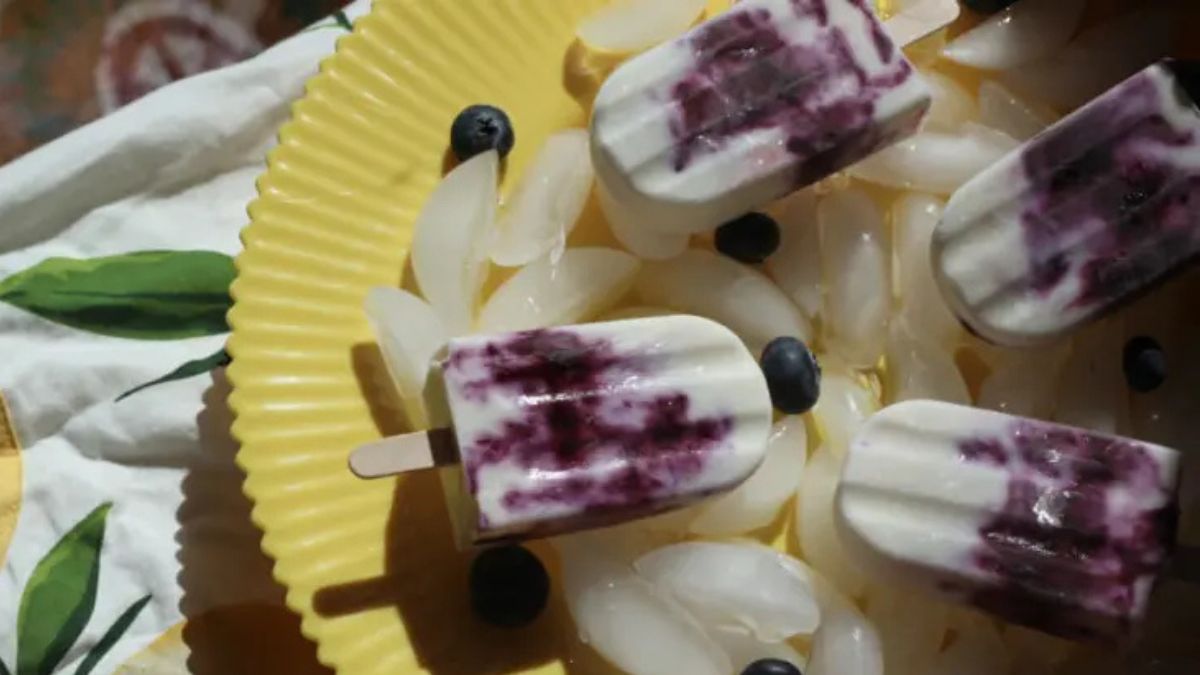 Lemon Blueberry Cheesecake Popsicles – Your New Must-try High-Protein Snack!.