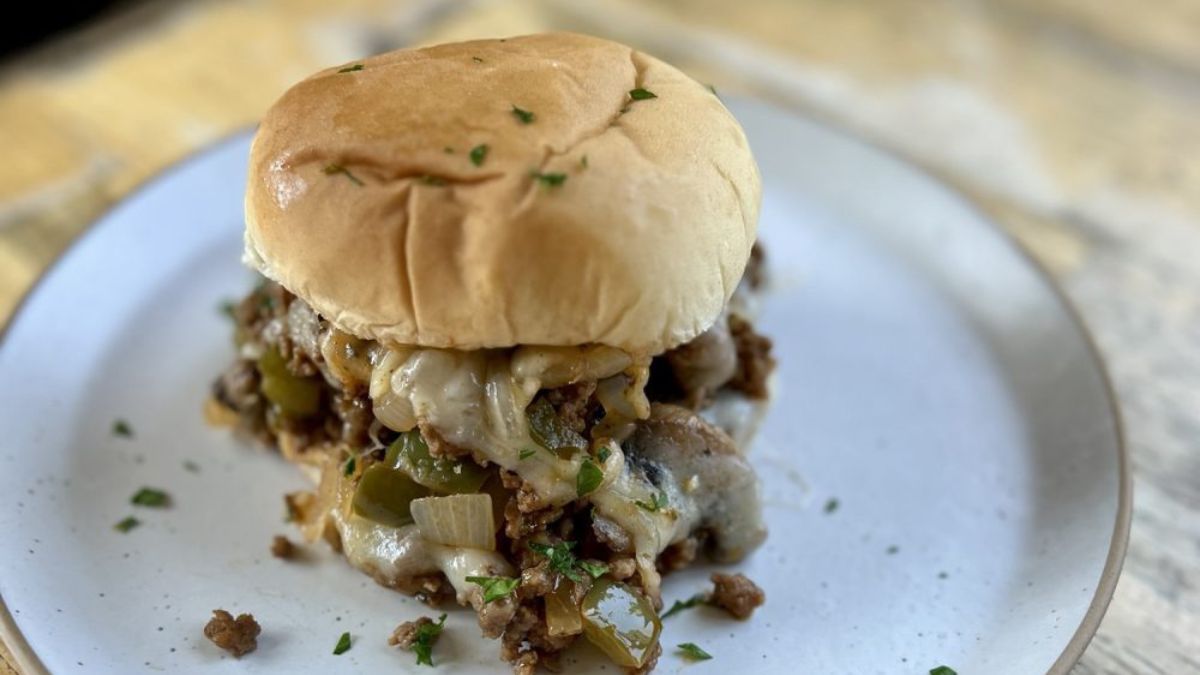 Mushroom Swiss Sloppy Joes.