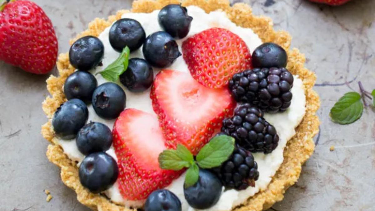 No Bake Mascarpone Fruit Tarts.